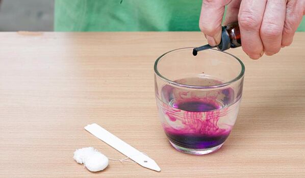 potassium permanganate solution for washing cystitis